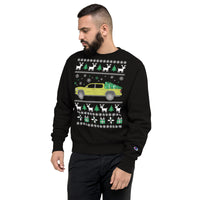 Premium Men's Tacoma Ugly Christmas Sweater (Back Logo)