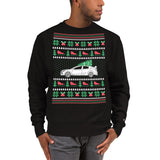 Premium Men's Civic Type R Ugly Christmas Sweater (Back Logo)