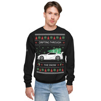 Unisex Supra Ugly Christmas Sweater (Sleeve Logo)