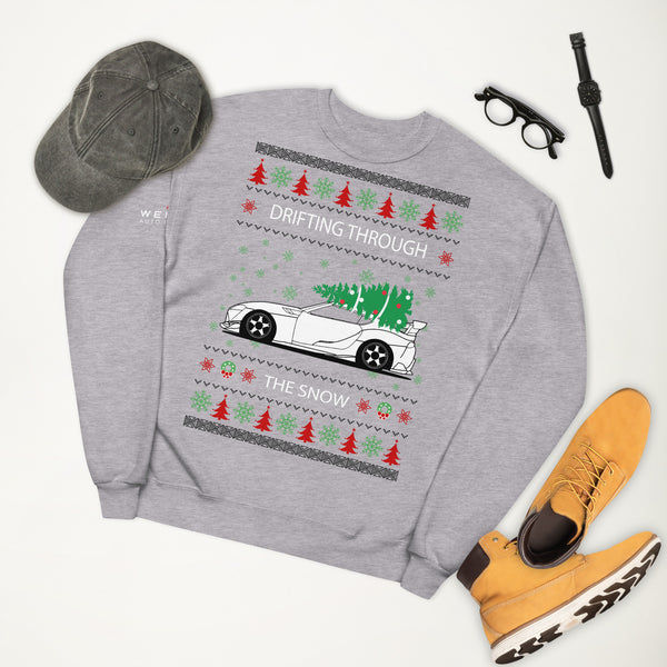 Unisex Supra Ugly Christmas Sweater (Sleeve Logo)