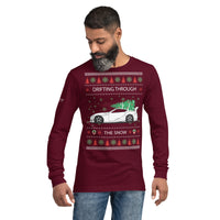 Unisex Supra Ugly Christmas Tee (Sleeve Logo)